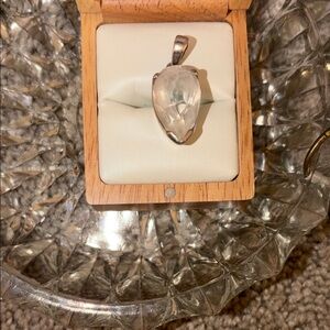 Stunning Silver Teardrop Pendant